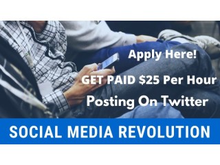 Get Paid $25 Per Hour To Post On Twitter