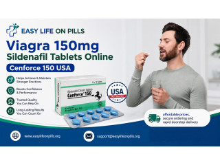 Viagra 150mg Sildenafil Tablets Online - Cenforce 150 USA