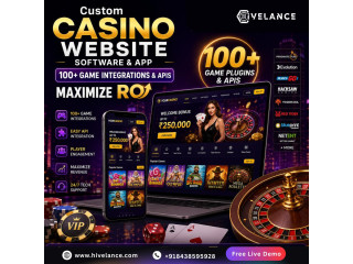 Custom Casino Website Software | 100+ Game Integrations & APIs | Maximize ROI