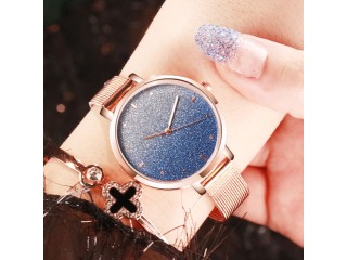 Starry Mesh Strap Watch