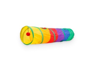 Rainbow Tunnel Cat Toy
