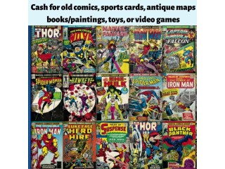 Cash for old comics, sports cards, antique maps