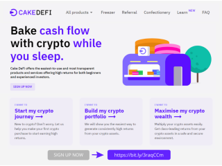 Bake cash flow with crypto while you sleep