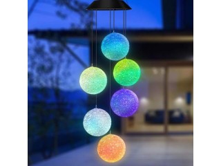 Solar Powered LED Wind Chimes!!