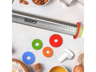 Adjustable Stainless Steel Rolling Pin