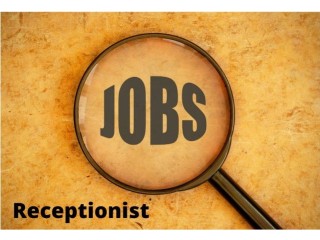 Receptionist Job Availabe