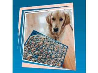 Jigsaw Design Emat Enrichment Licking Mat – Green