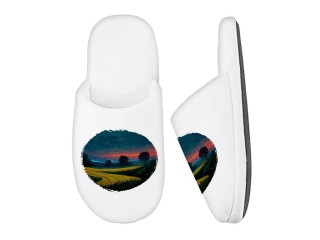 Nature Landscape Memory Foam Slippers